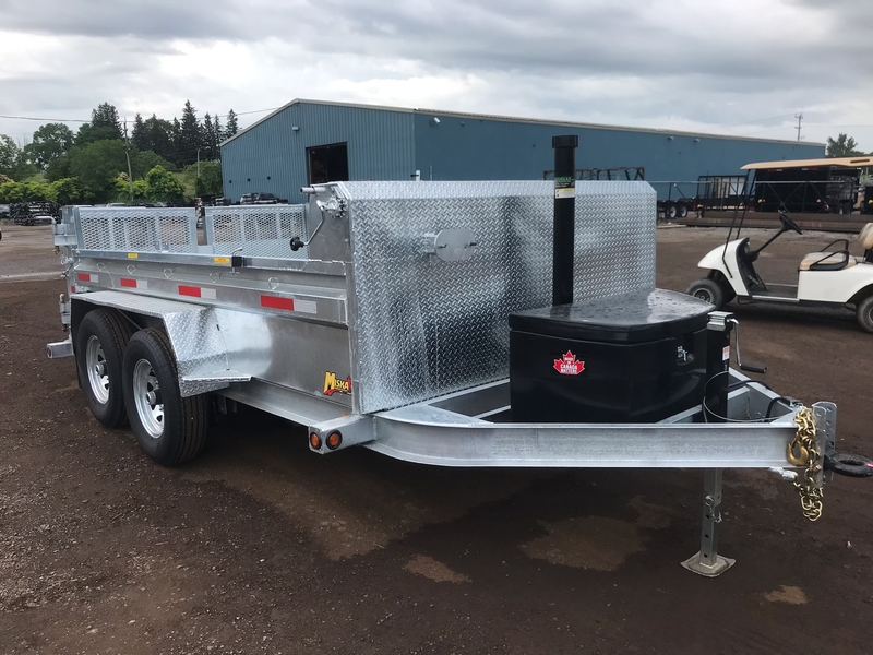 Cargo, Utility Trailers  2025 Miska 7 Ton Galvanized Dump Trailer Photo